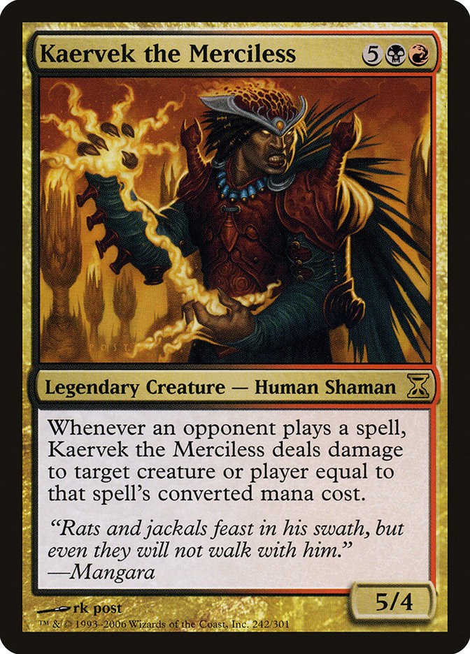 Kaervek the Merciless [Time Spiral] - The Mythic Store | 24h Order Processing