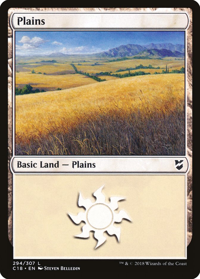 Plains (294) [Commander 2018] - The Mythic Store | 24h Order Processing