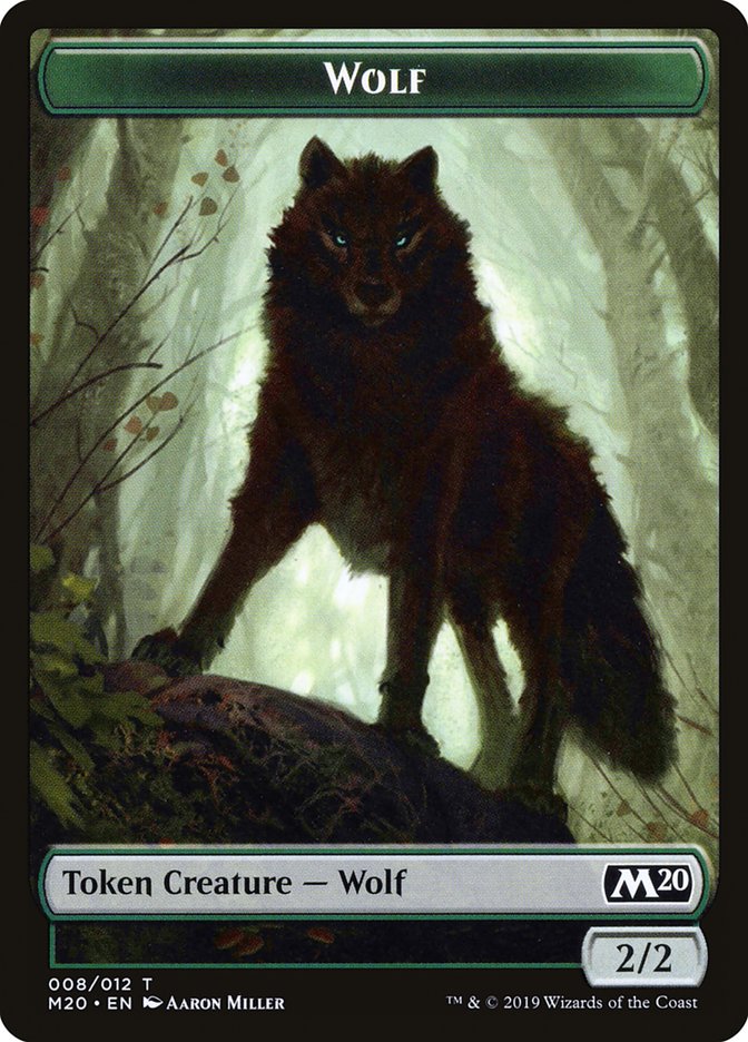 Zombie // Wolf Double-Sided Token [Game Night 2019 Tokens] - The Mythic Store | 24h Order Processing