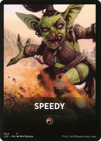 Speedy Theme Card [Jumpstart 2022 Front Cards] - The Mythic Store | 24h Order Processing