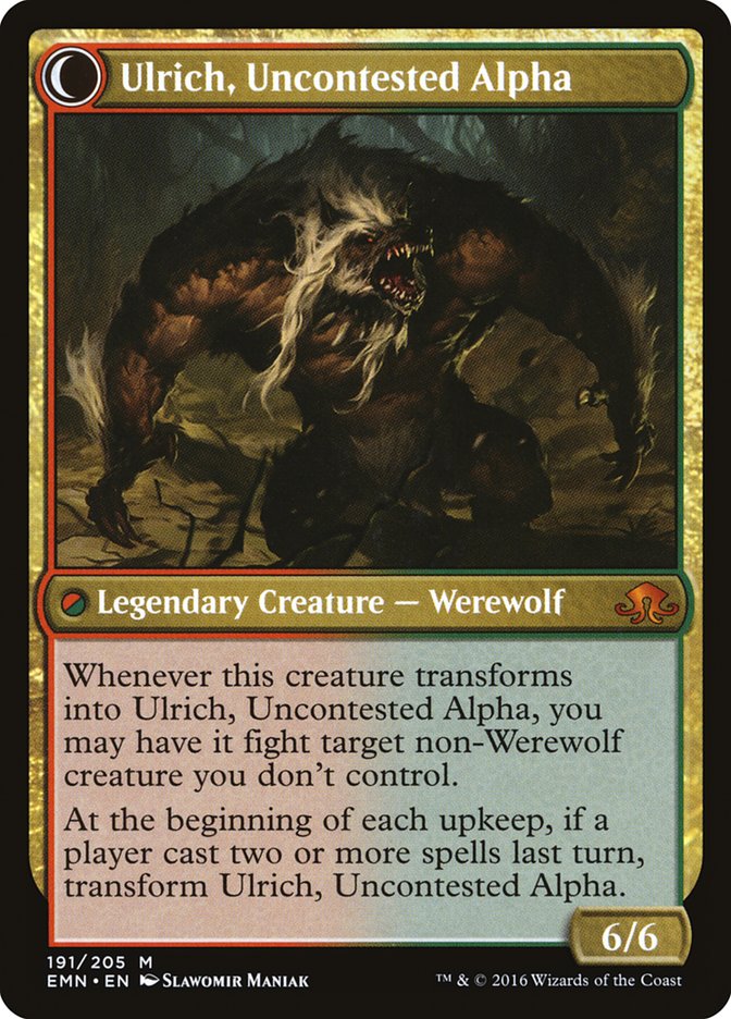 Ulrich of the Krallenhorde // Ulrich, Uncontested Alpha [Eldritch Moon] - The Mythic Store | 24h Order Processing