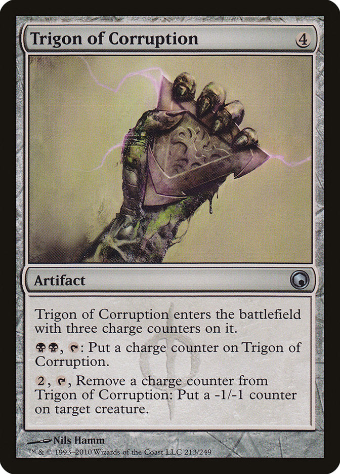 Trigon of Corruption [Scars of Mirrodin] - The Mythic Store | 24h Order Processing