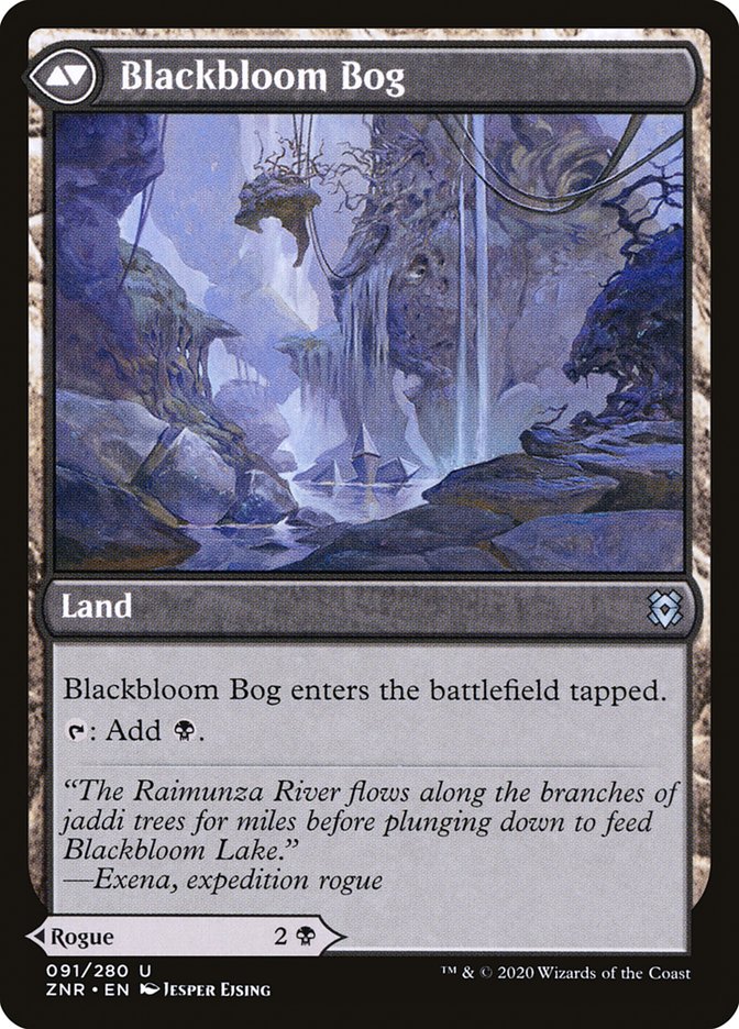 Blackbloom Rogue // Blackbloom Bog [Zendikar Rising] - The Mythic Store | 24h Order Processing
