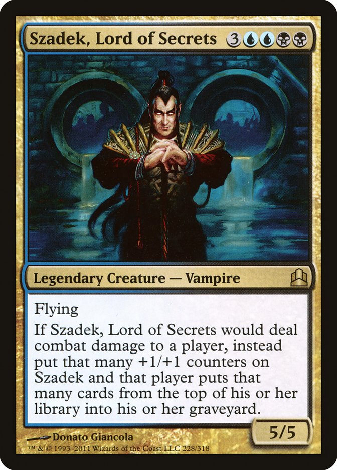 Szadek, Lord of Secrets [Commander 2011] - The Mythic Store | 24h Order Processing