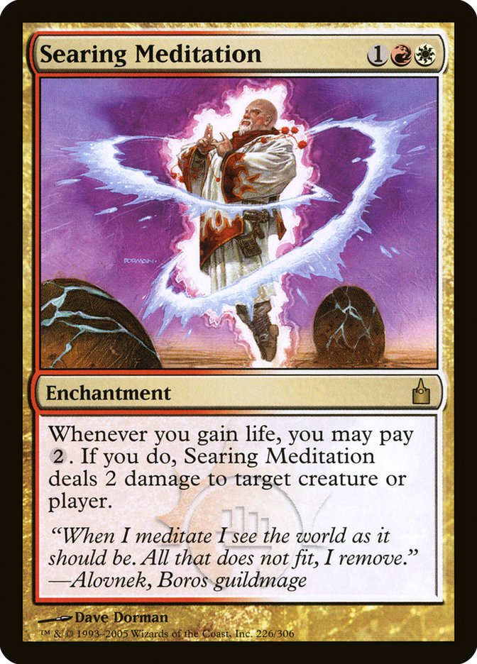 Searing Meditation [Ravnica: City of Guilds] - The Mythic Store | 24h Order Processing