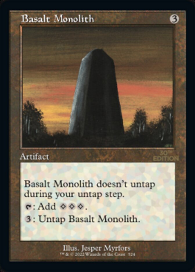 Basalt Monolith (Retro) [30th Anniversary Edition] - The Mythic Store | 24h Order Processing