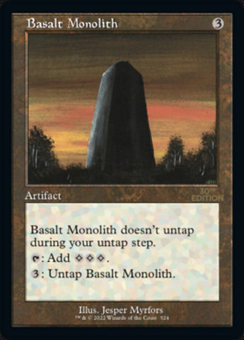 Basalt Monolith (Retro) [30th Anniversary Edition] - The Mythic Store | 24h Order Processing