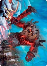 Quakebringer Art Card (Gold-Stamped Signature) [Kaldheim Art Series] - The Mythic Store | 24h Order Processing