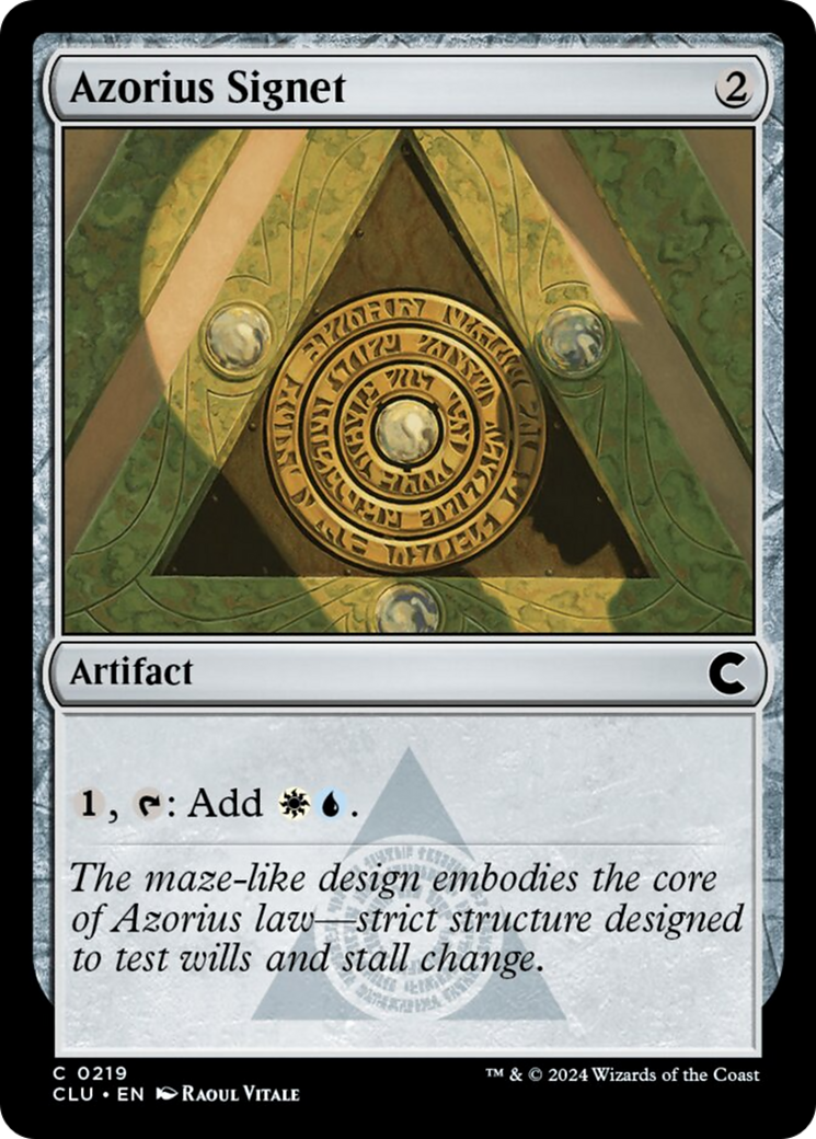 Azorius Signet [Ravnica: Clue Edition] - The Mythic Store | 24h Order Processing