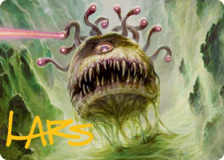 Beholder Art Card (Gold-Stamped Signature) [Dungeons & Dragons: Adventures in the Forgotten Realms Art Series] - The Mythic Store | 24h Order Processing