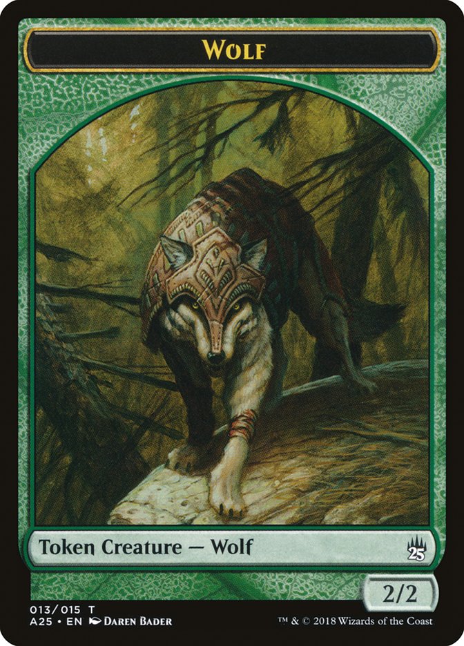 Wolf Token [Masters 25 Tokens] - The Mythic Store | 24h Order Processing