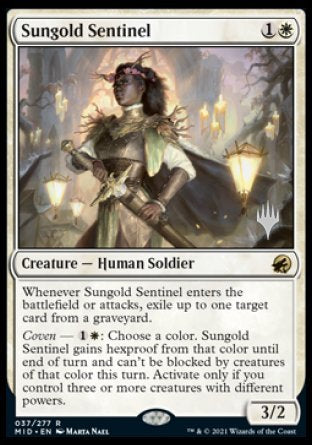 Sungold Sentinel (Promo Pack) [Innistrad: Midnight Hunt Promos] - The Mythic Store | 24h Order Processing