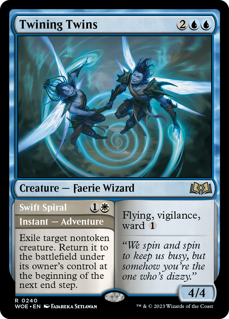 Twining Twins // Swift Spiral [Wilds of Eldraine] - The Mythic Store | 24h Order Processing