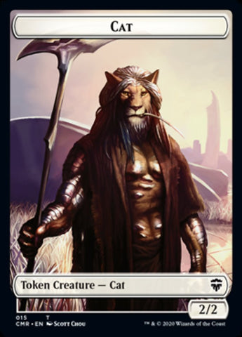 Cat // Soldier Double-Sided Token [Commander Legends Tokens] - The Mythic Store | 24h Order Processing