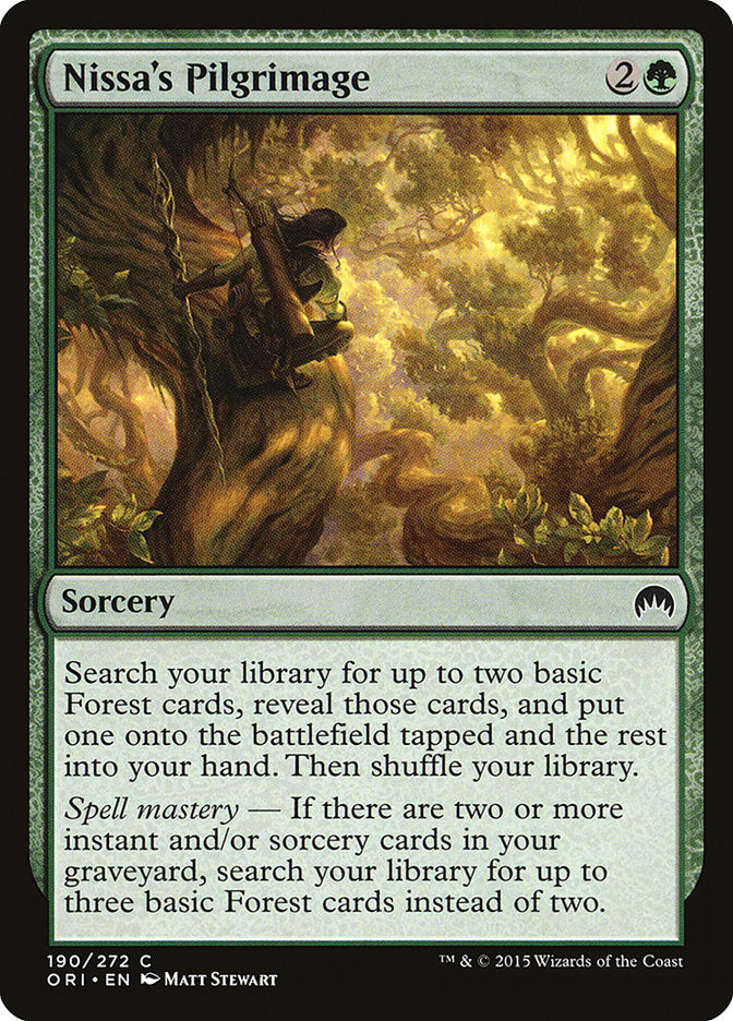 Nissa's Pilgrimage [Magic Origins] - The Mythic Store | 24h Order Processing