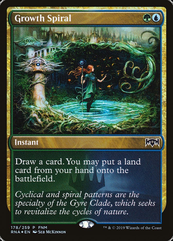 Growth Spiral (FNM) [Ravnica Allegiance Promos] - The Mythic Store | 24h Order Processing