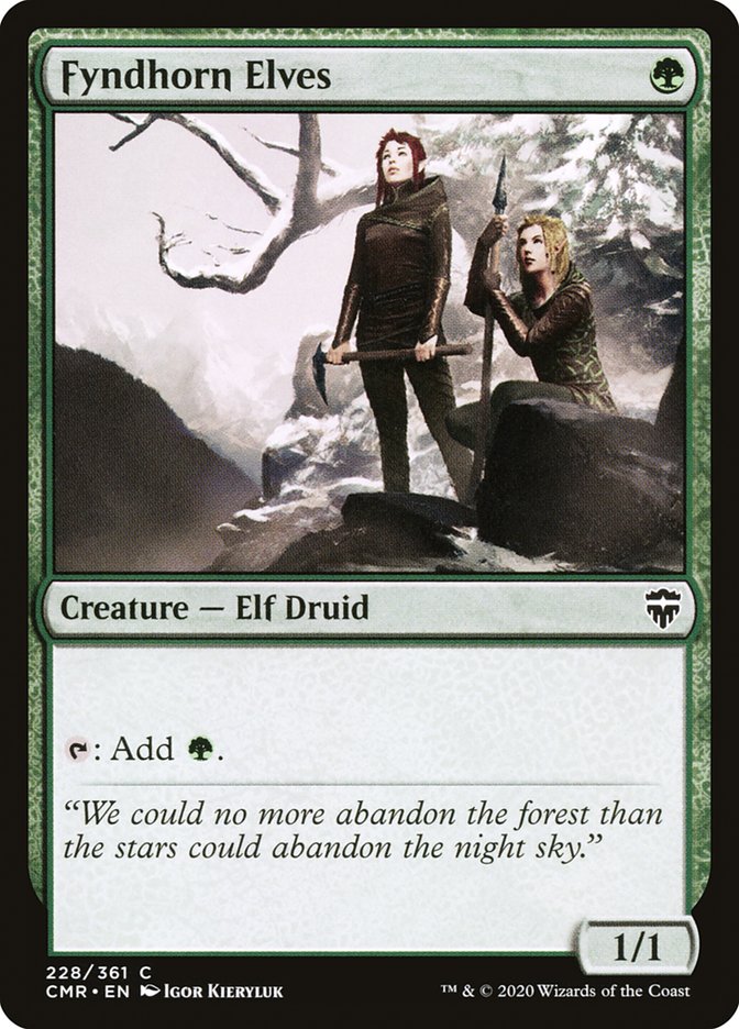 Fyndhorn Elves [Commander Legends] - The Mythic Store | 24h Order Processing