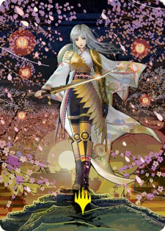 The Wandering Emperor 2 Art Card (Gold-Stamped Signature) [Kamigawa: Neon Dynasty Art Series] - The Mythic Store | 24h Order Processing