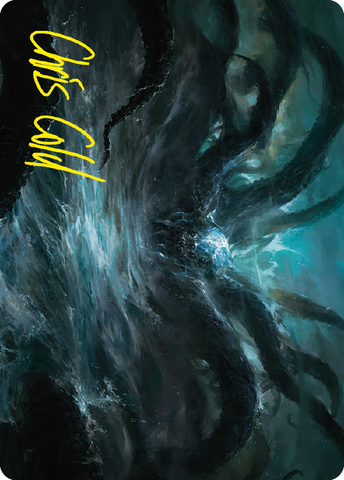 The Watcher in the Water Art Card (Gold-Stamped Signature) [The Lord of the Rings: Tales of Middle-earth Art Series] - The Mythic Store | 24h Order Processing