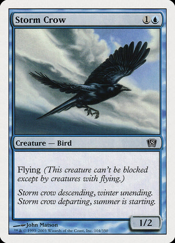 Storm Crow [Eighth Edition] - The Mythic Store | 24h Order Processing