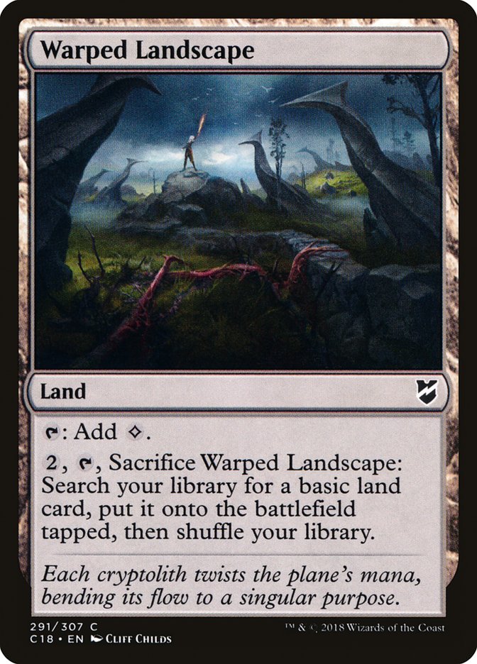 Warped Landscape [Commander 2018] - The Mythic Store | 24h Order Processing