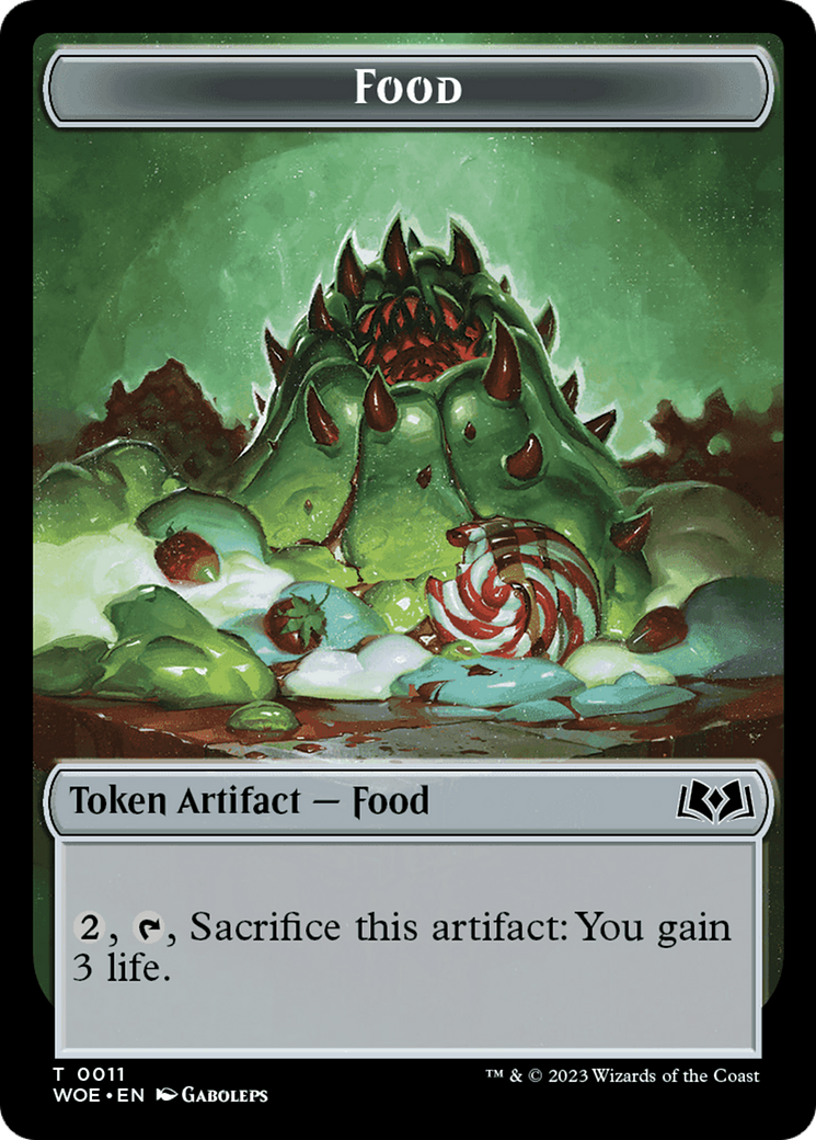 Mouse // Food (0011) Double-Sided Token [Wilds of Eldraine Tokens] - The Mythic Store | 24h Order Processing