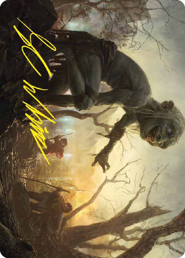 Smeagol, Helpful Guide Art Card (Gold-Stamped Signature) [The Lord of the Rings: Tales of Middle-earth Art Series] - The Mythic Store | 24h Order Processing