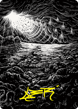 Plains 2 Art Card (Gold-Stamped Signature) [Innistrad: Crimson Vow Art Series] - The Mythic Store | 24h Order Processing