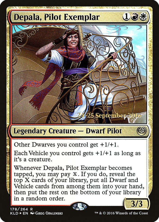 Depala, Pilot Exemplar [Kaladesh Prerelease Promos] - The Mythic Store | 24h Order Processing