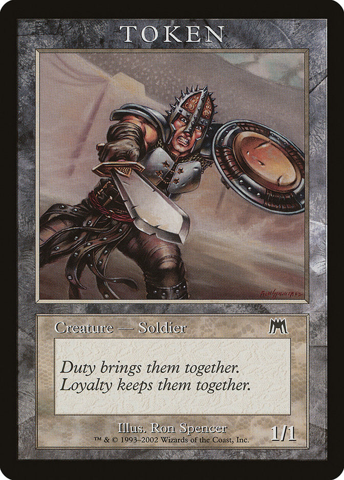 Soldier Token [Magic Player Rewards 2002] - The Mythic Store | 24h Order Processing