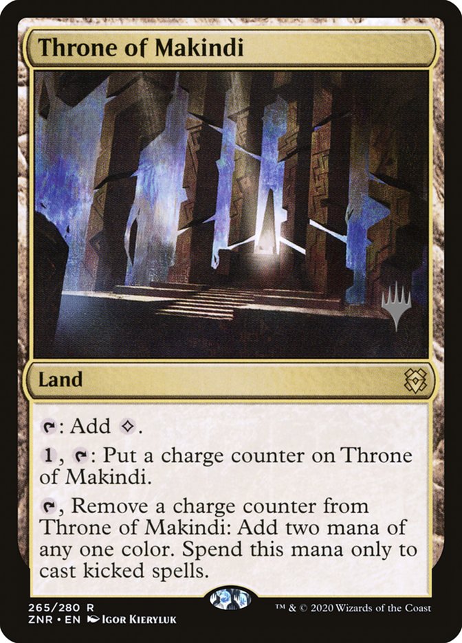 Throne of Makindi (Promo Pack) [Zendikar Rising Promos] - The Mythic Store | 24h Order Processing