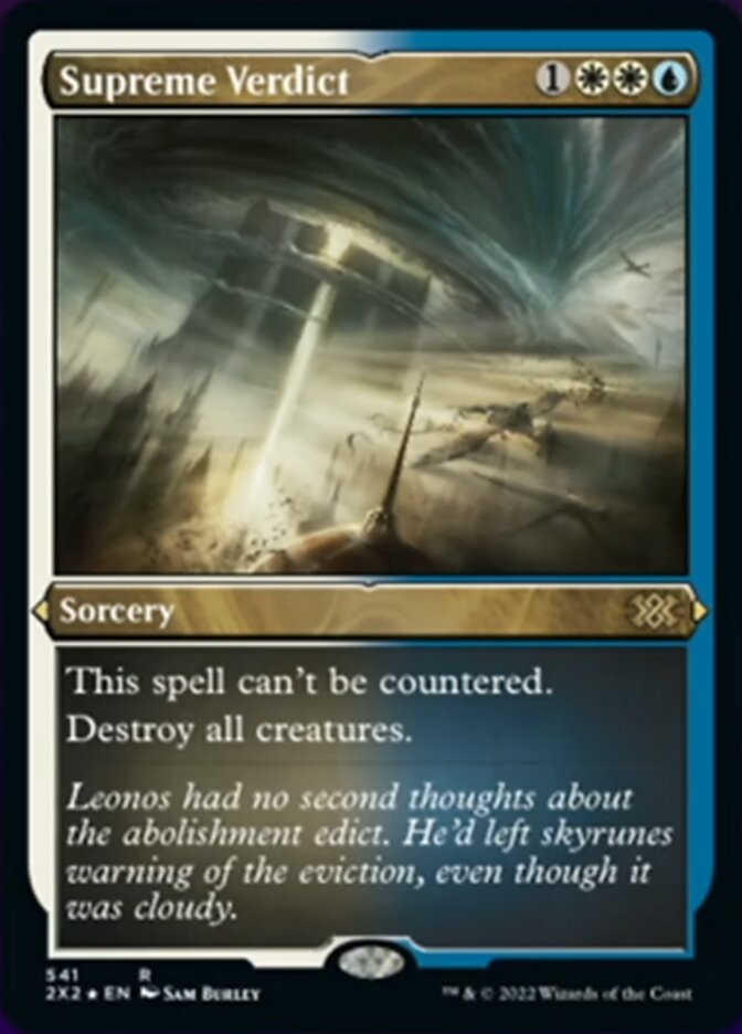 Supreme Verdict (Foil Etched) [Double Masters 2022] - The Mythic Store | 24h Order Processing