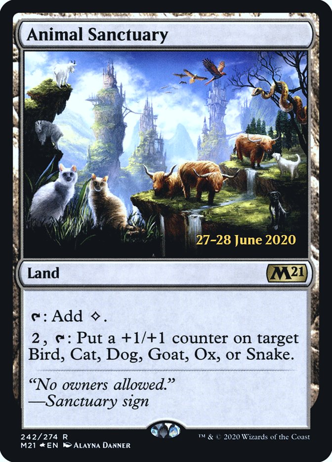 Animal Sanctuary [Core Set 2021 Prerelease Promos] - The Mythic Store | 24h Order Processing