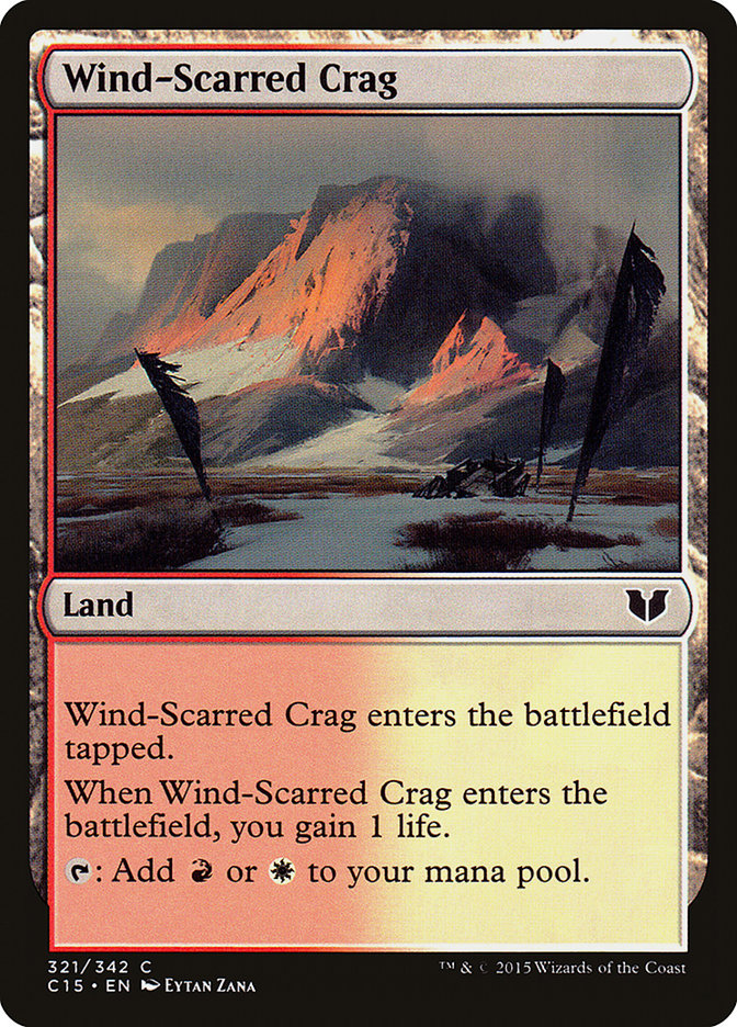 Wind-Scarred Crag [Commander 2015] - The Mythic Store | 24h Order Processing