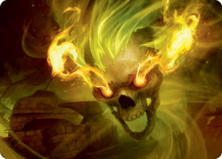 Flameskull Art Card [Dungeons & Dragons: Adventures in the Forgotten Realms Art Series] - The Mythic Store | 24h Order Processing