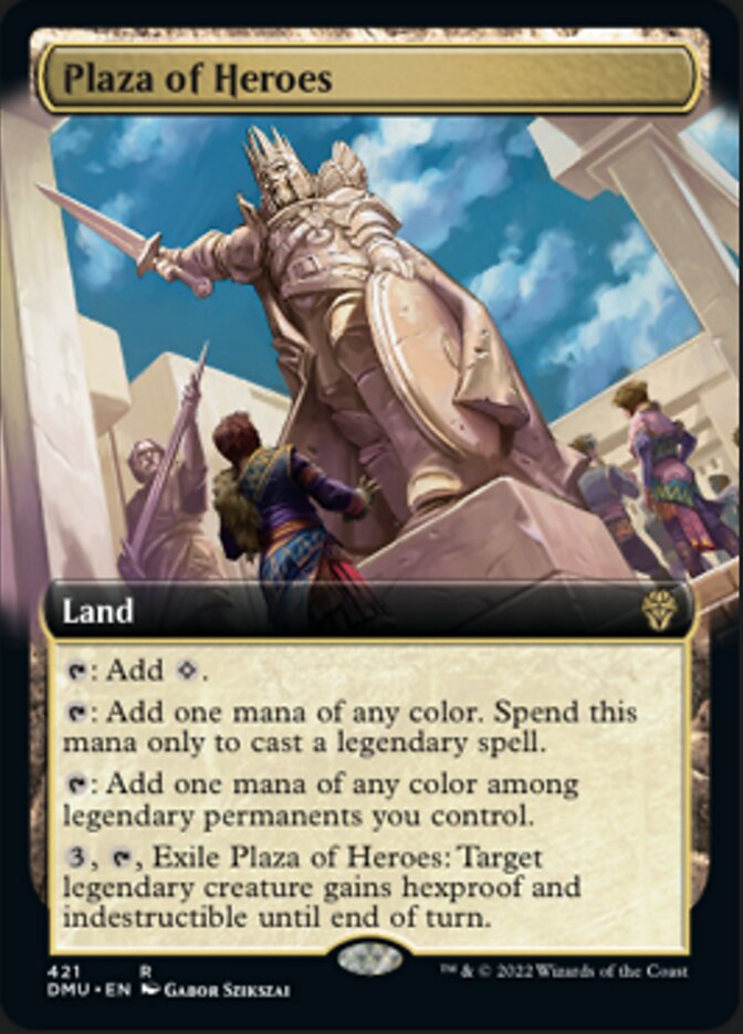 Plaza of Heroes (Extended Art) [Dominaria United] - The Mythic Store | 24h Order Processing