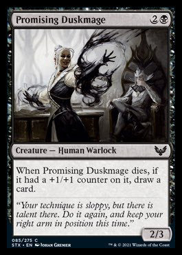 Promising Duskmage [Strixhaven: School of Mages] - The Mythic Store | 24h Order Processing