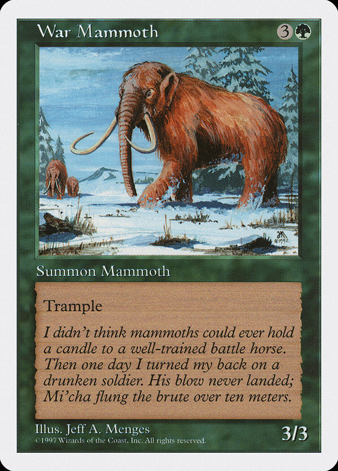 War Mammoth [Fifth Edition] - The Mythic Store | 24h Order Processing