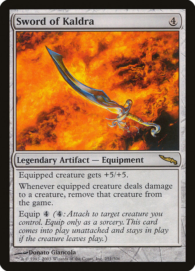 Sword of Kaldra [Mirrodin] - The Mythic Store | 24h Order Processing