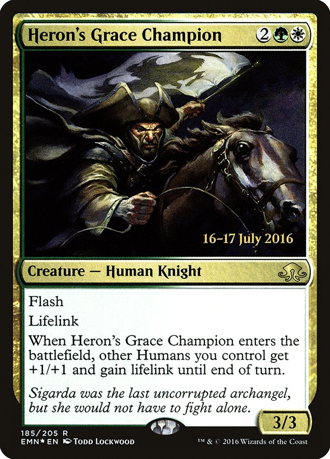 Heron's Grace Champion [Eldritch Moon Prerelease Promos] - The Mythic Store | 24h Order Processing