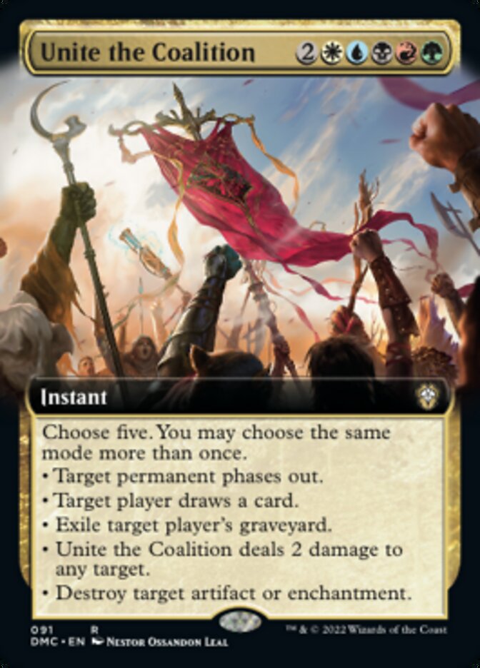 Unite the Coalition (Extended Art) [Dominaria United Commander] - The Mythic Store | 24h Order Processing