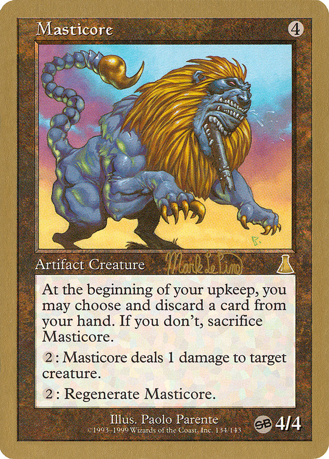 Masticore (Mark Le Pine) (SB) [World Championship Decks 1999] - The Mythic Store | 24h Order Processing