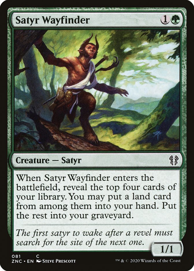 Satyr Wayfinder [Zendikar Rising Commander] - The Mythic Store | 24h Order Processing