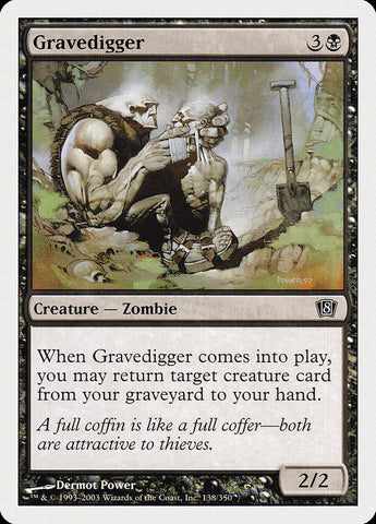 Gravedigger [Eighth Edition] - The Mythic Store | 24h Order Processing