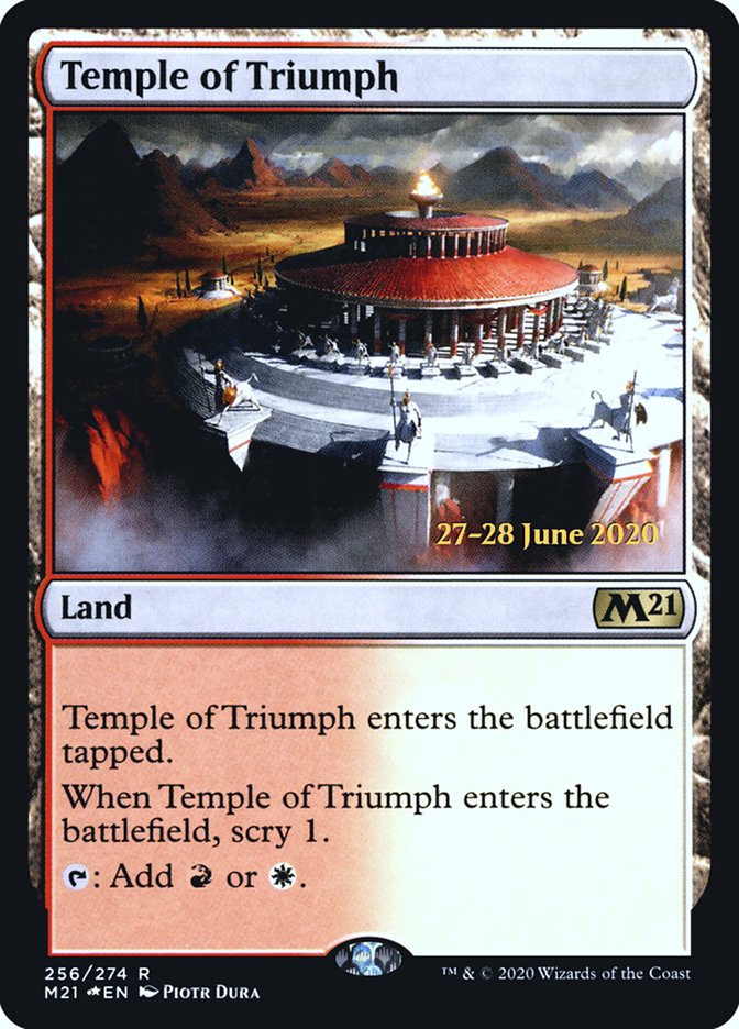 Temple of Triumph [Core Set 2021 Prerelease Promos] - The Mythic Store | 24h Order Processing