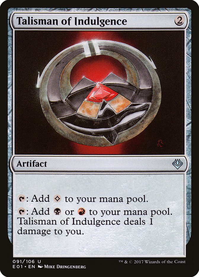 Talisman of Indulgence [Archenemy: Nicol Bolas] - The Mythic Store | 24h Order Processing