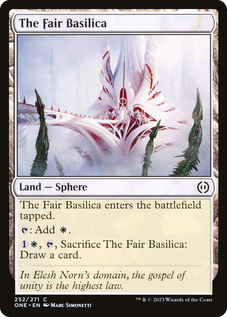 The Fair Basilica [Phyrexia: All Will Be One] - The Mythic Store | 24h Order Processing