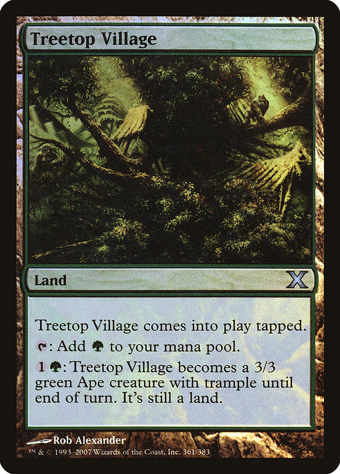 Treetop Village (Premium Foil) [Tenth Edition] - The Mythic Store | 24h Order Processing