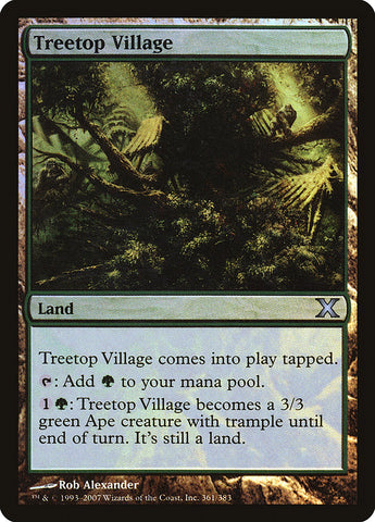 Treetop Village (Premium Foil) [Tenth Edition] - The Mythic Store | 24h Order Processing