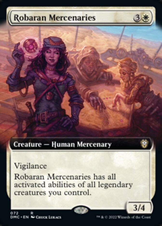 Robaran Mercenaries (Extended Art) [Dominaria United Commander] - The Mythic Store | 24h Order Processing